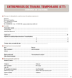 Formulaire de demande de cautions ETT (entreprises de travail temporaire)